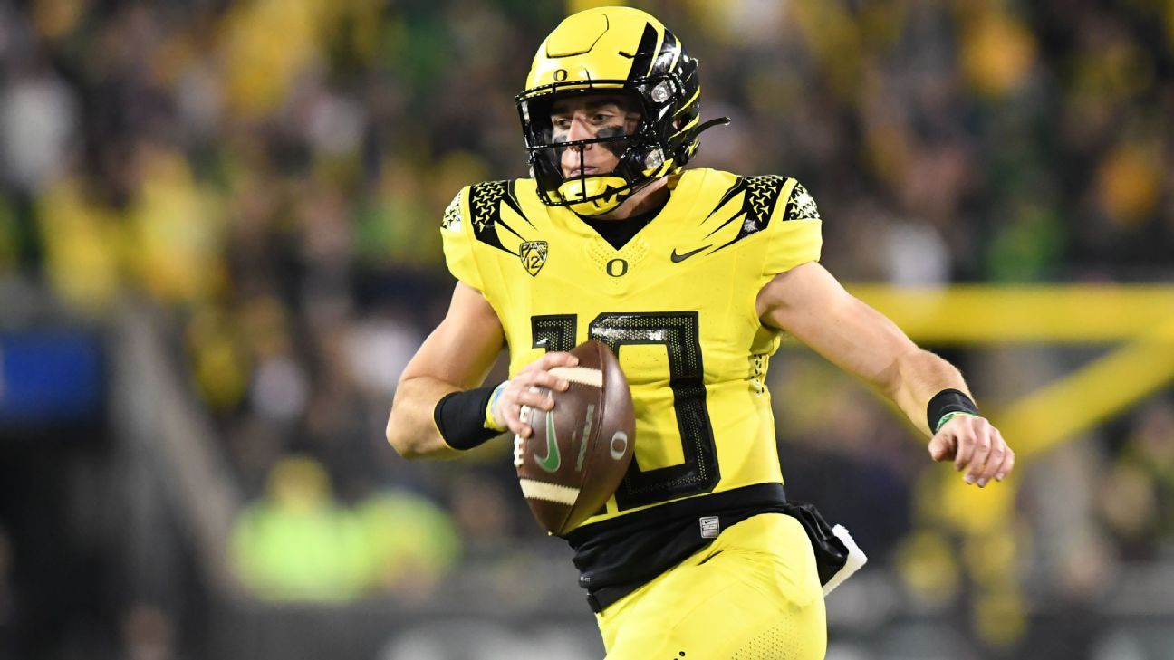 Oregon QB Bo Nix a game-time determination vs. Utah