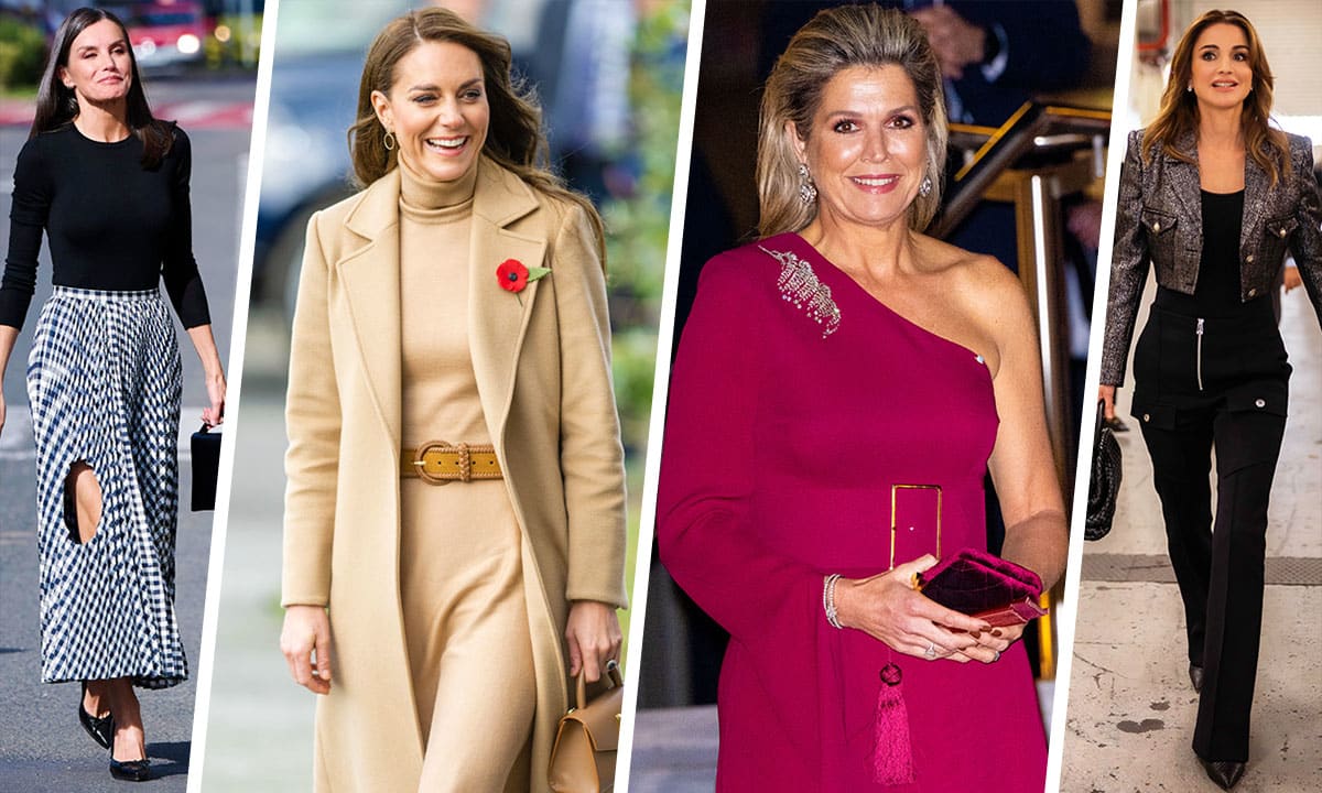 Royal Fashion Watch: From Kate Middleton’s timeless coat to Queen Letizia’s controversial skirt