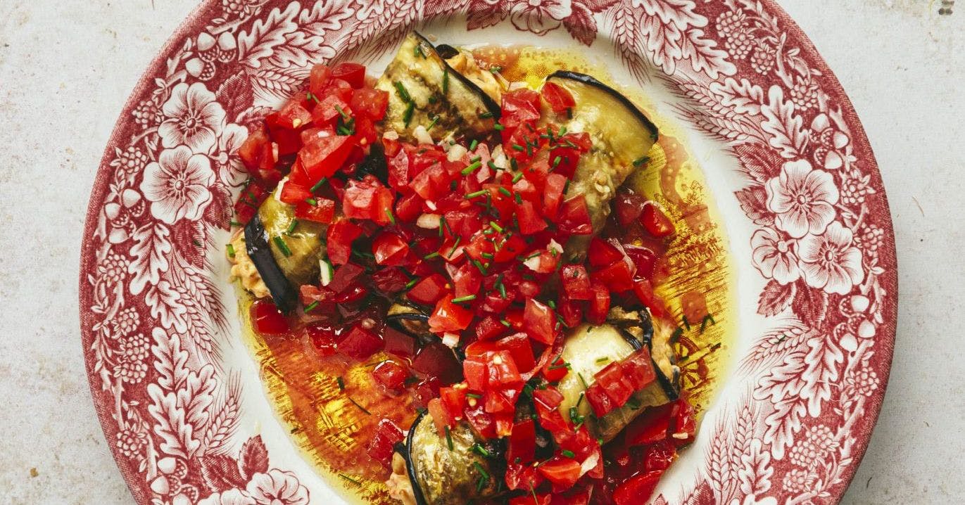 Spanish-style aubergine roll recipe