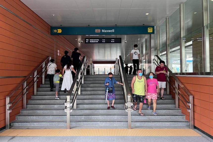 Stations buzzing on first day of operations for third stage of Thomson-East Coast Line