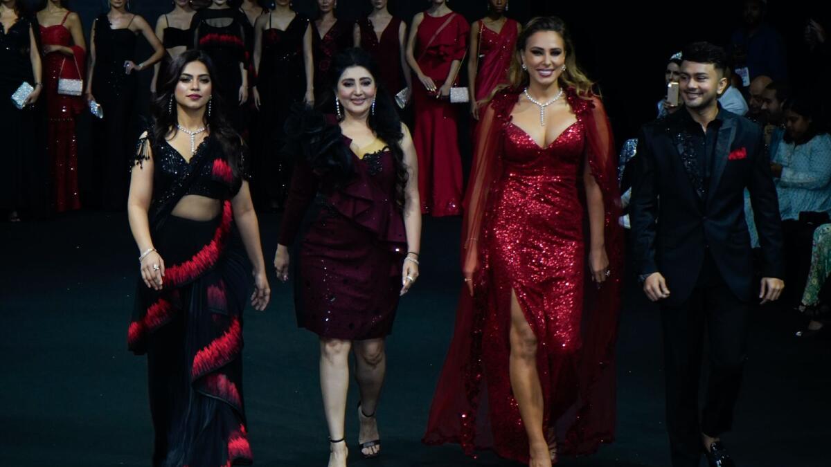 Bollywood movie star Iulia Vantur hits the ramp at Worldwide Trend Week Dubai Season 14 – Information