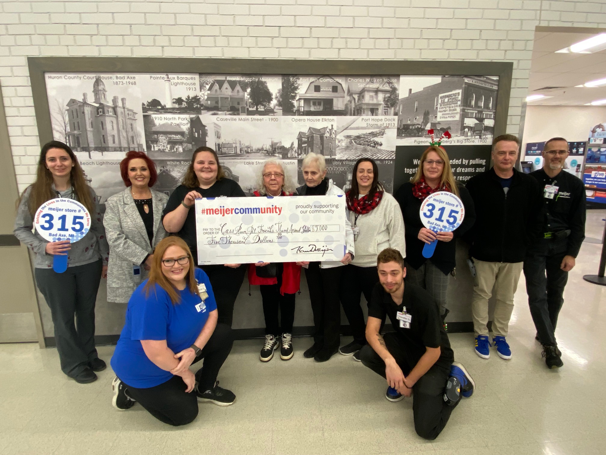 Unhealthy Axe Meijer makes vacation donation for infants and pets