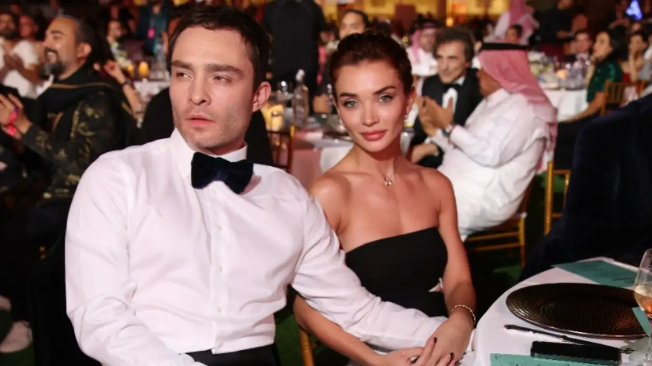 Amy Jackson and her ‘Gossip Woman’ actor boyfriend, Ed Westwick get cosy at Crimson Sea Worldwide Movie Competition