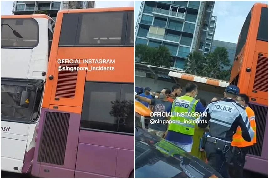 Seven passengers together with little one in hospital after accident in Singapore’s Marine Parade involving SBS buses, automotive and pedestrian