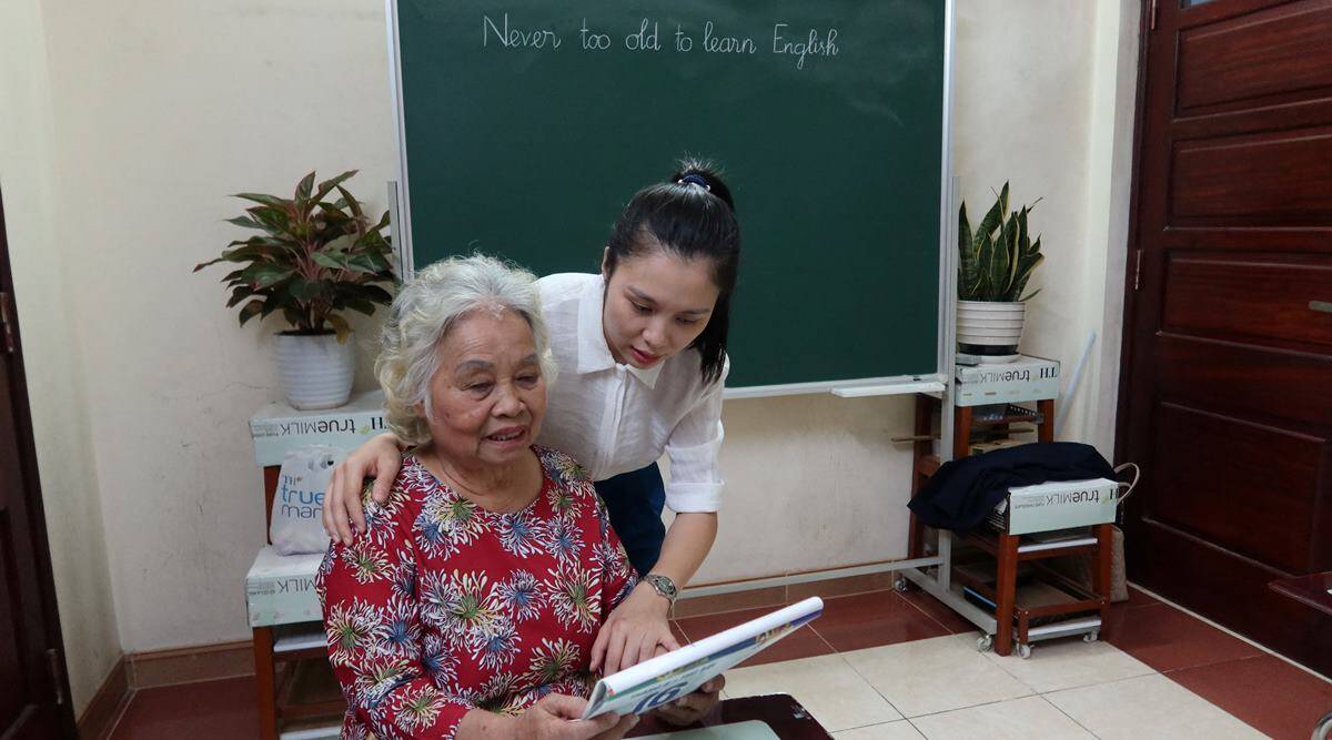 ‘By no means too previous to study English,’ say Vietnam’s grannies