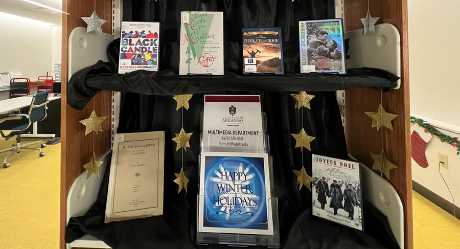 Winter Vacation Movies and Music Accessible in Mullins Library Multimedia Division