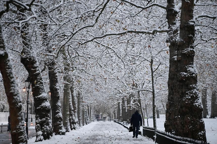 Heavy snow in Britain disrupts journey; Nationwide Grid readies two coal vegetation