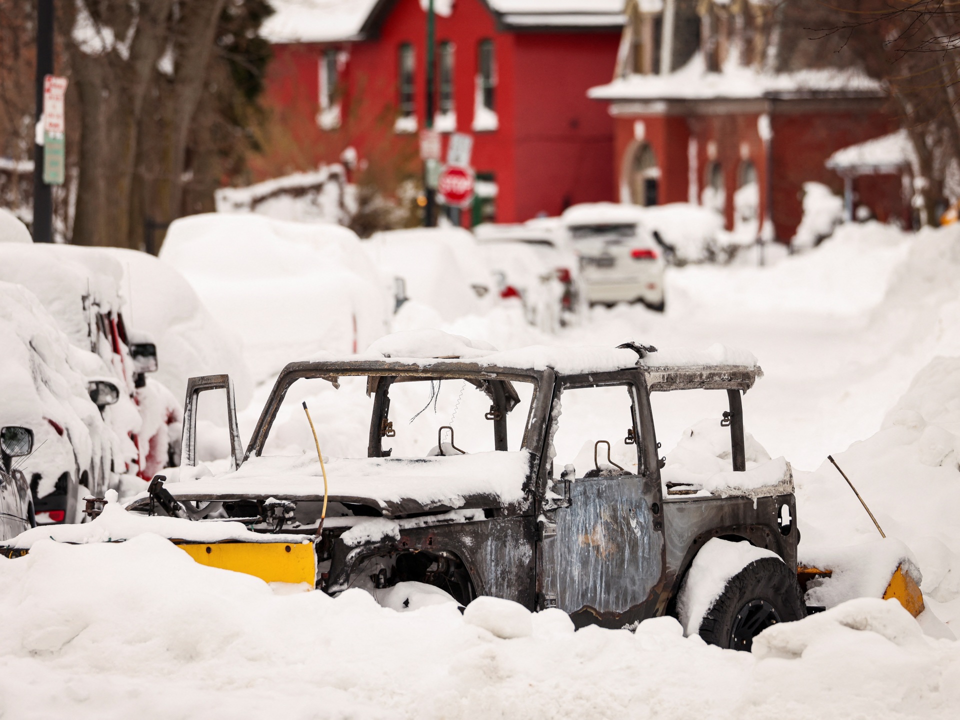 Images: Upstate NY cleans up from storm as journey chaos ensues | Local weather Disaster Information