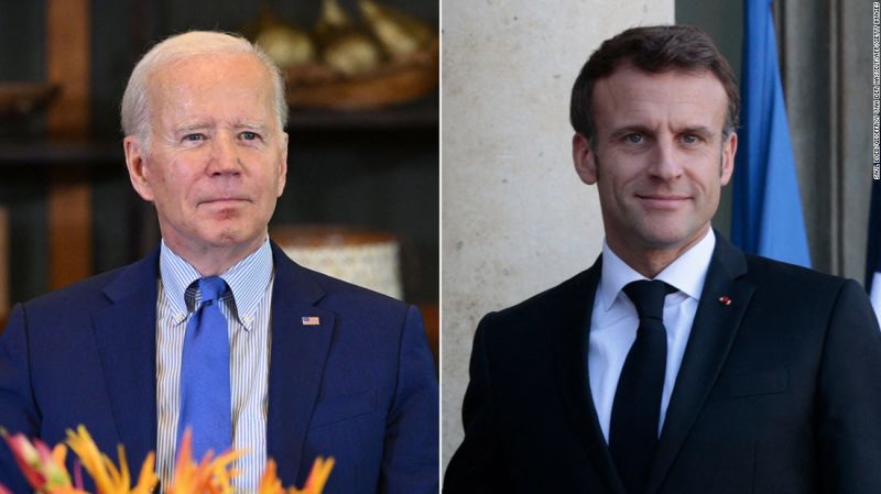 Biden and Macron point out progress over electrical car subsidy dispute