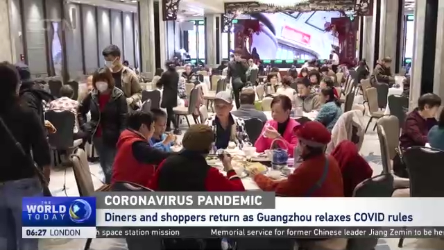 Coronavirus Pandemic: Diners and consumers return as Guangzhou relaxes COVID guidelines – CGTN