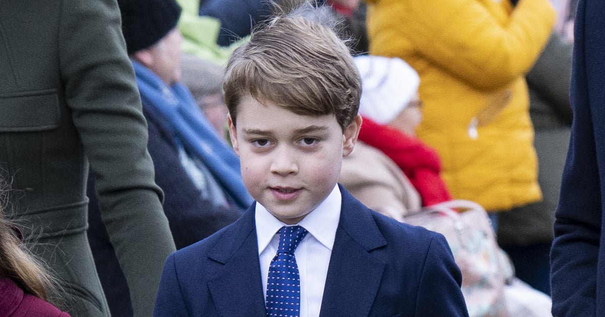 Prince George Paints Festive Christmas Scene