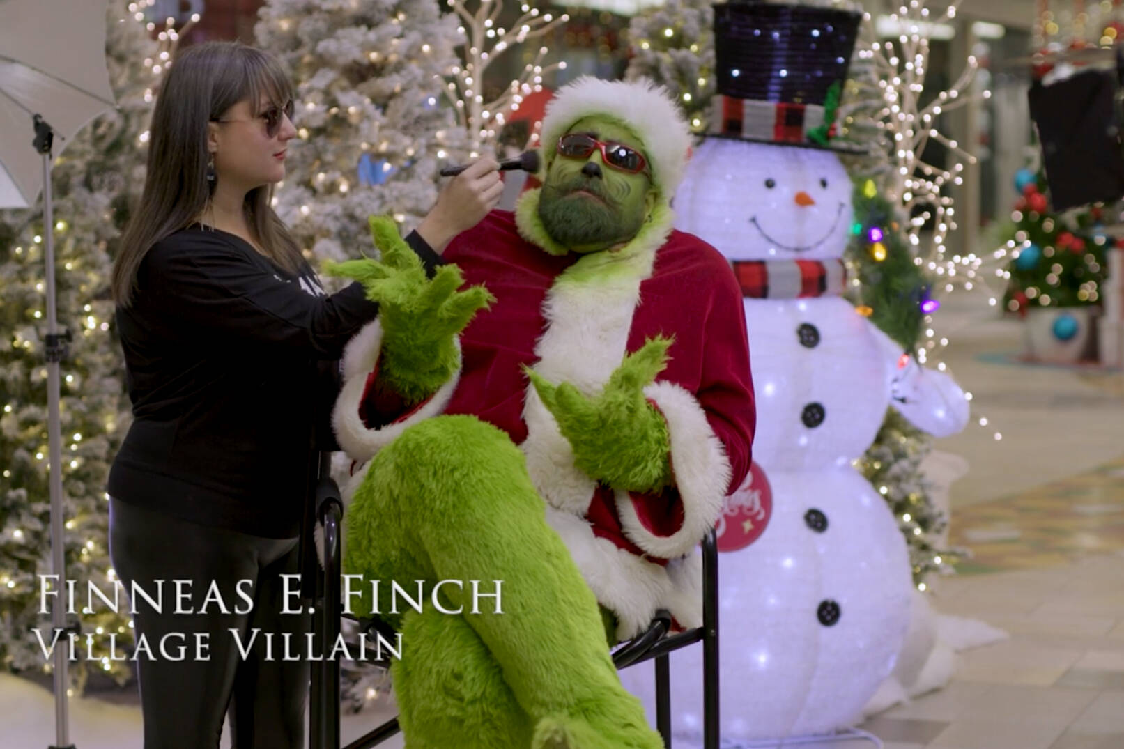 VIDEO: Vacation movie places a wrap on Village Inexperienced Purchasing Centre’s Grinchy villain