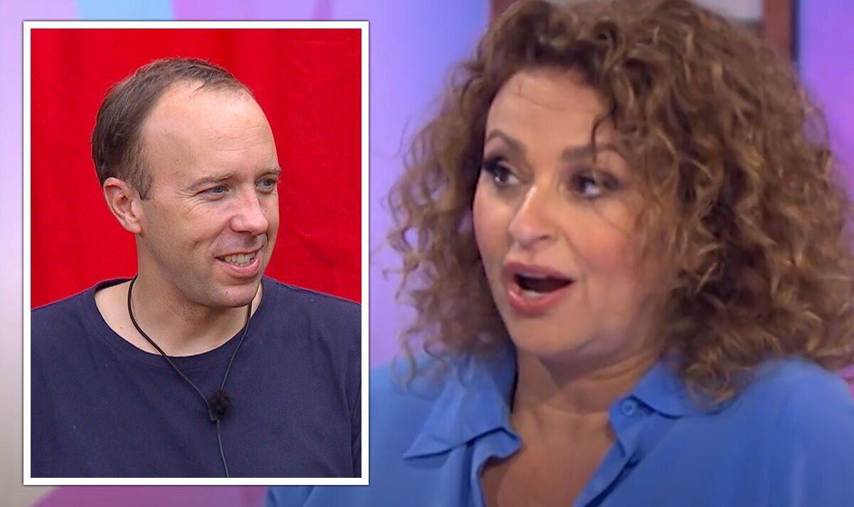 Nadia Sawalha questioned by husband over distractions from Matt Hancock fears | Celeb Information | Showbiz & TV