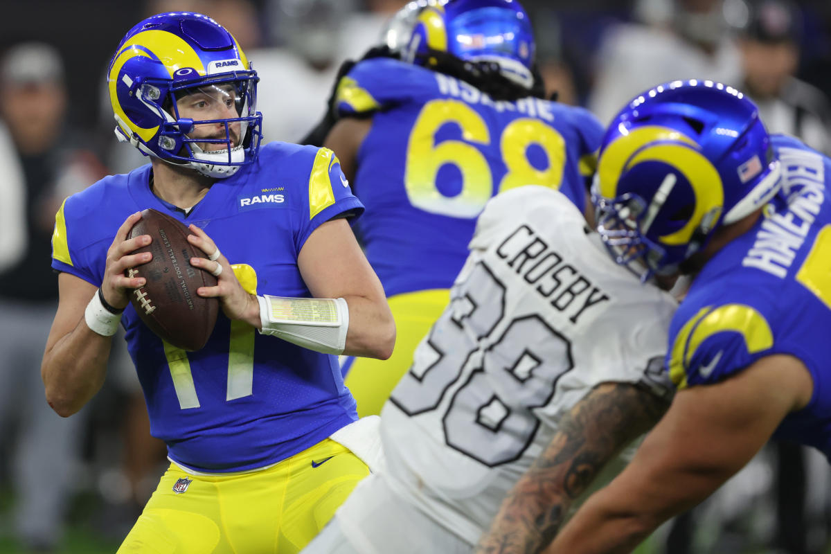 Baker Mayfield leads an unbelievable comeback to push the Rams previous the Raiders