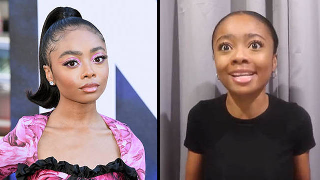 Skai Jackson claps again at response to viral Gossip Lady audition tape