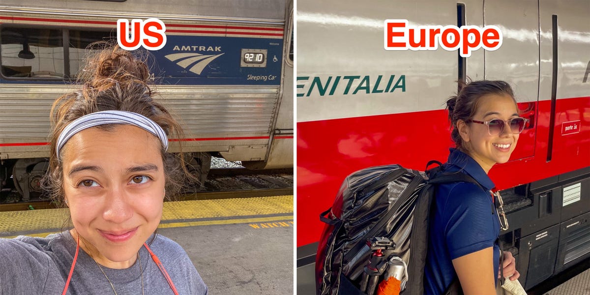 Practice Journey in Europe Vs US, Comparisons of Amtrak, Nightjet, Extra