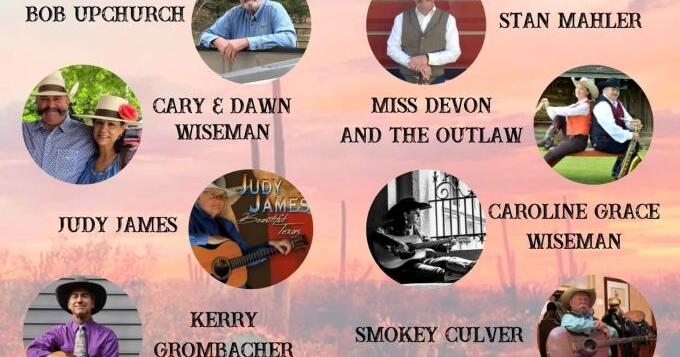 IWMA Cowboy Gathering with music and cowboy poetry at JCCC on Sat, Jan seventh | Civic Occasions