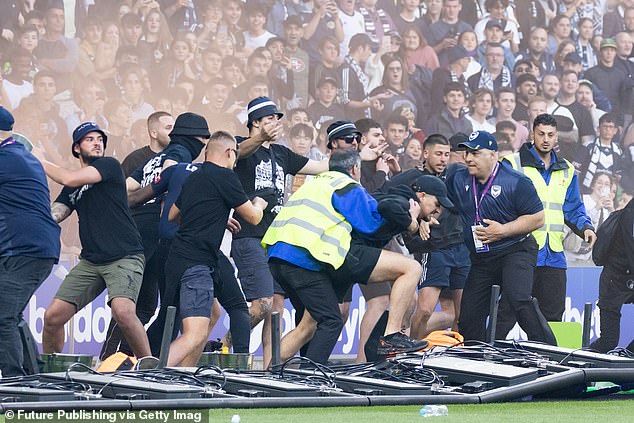 Followers from 11 A-League golf equipment condemn pitch invasion – however Melbourne Victory supporters keep SILENT