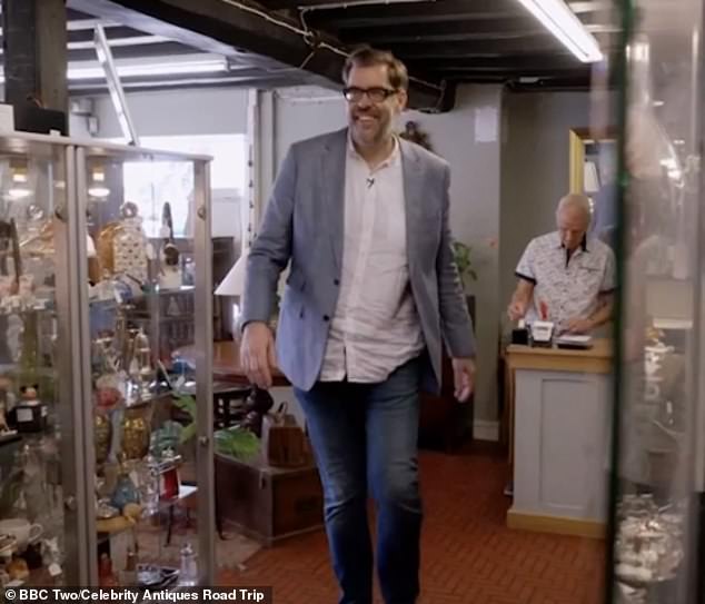 Richard Osman prompts a weird fan response on Movie star Antiques Street Journey look