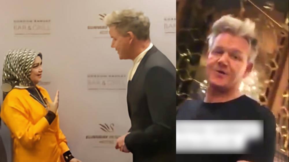 Movie star chef Gordon Ramsay noticed at personal restaurant in Sunway