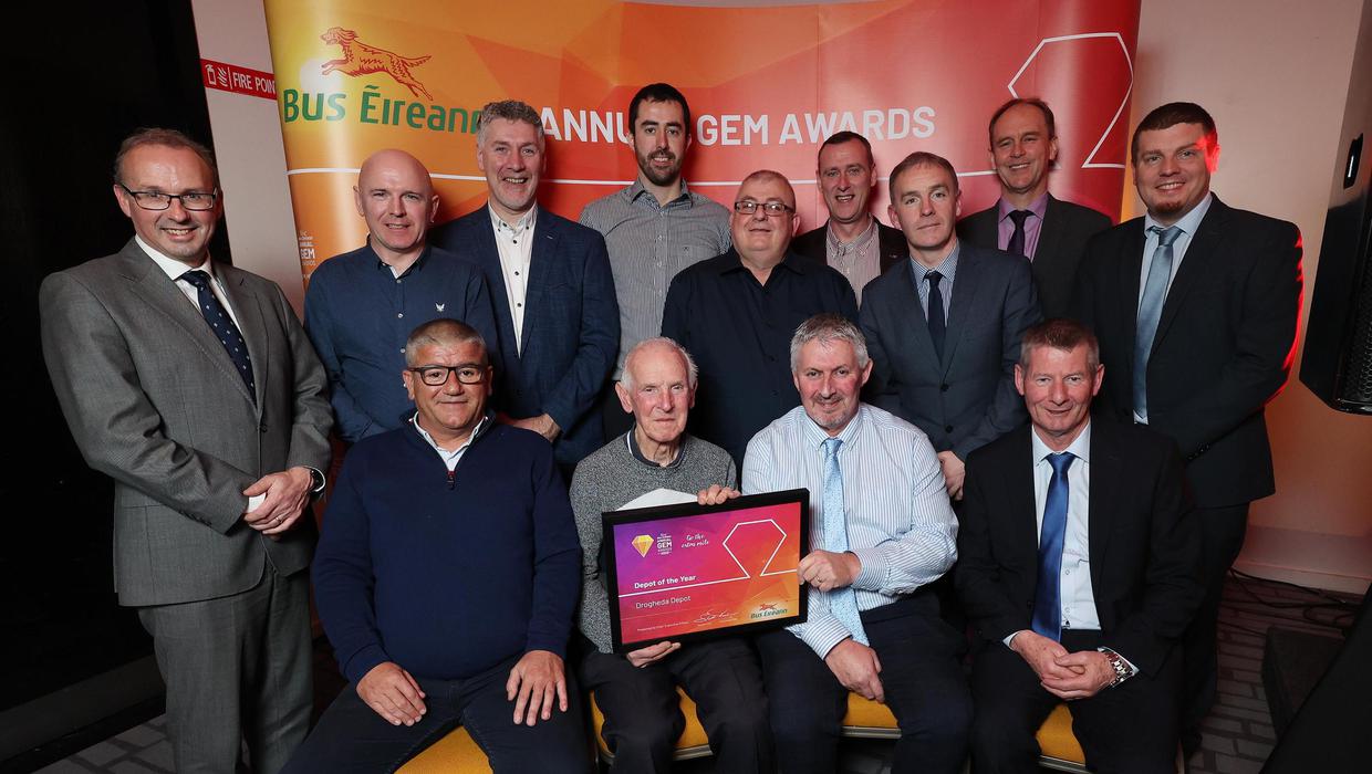 Drogheda bus depot and Louth Bus Éireann employees high awards