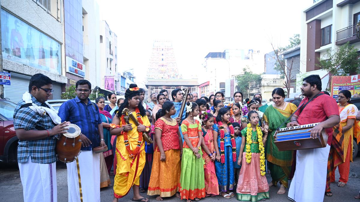 Music on the streets of Mylapore: Why Carnatic vocalist Saketharaman is celebrating an age-old custom