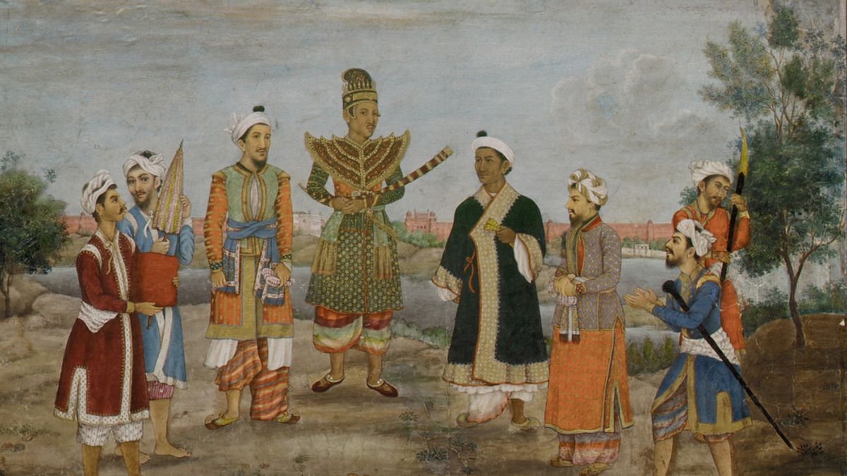 Mughal and Rajput artwork, Western-style—Firm work, the lovechild of India & British Raj