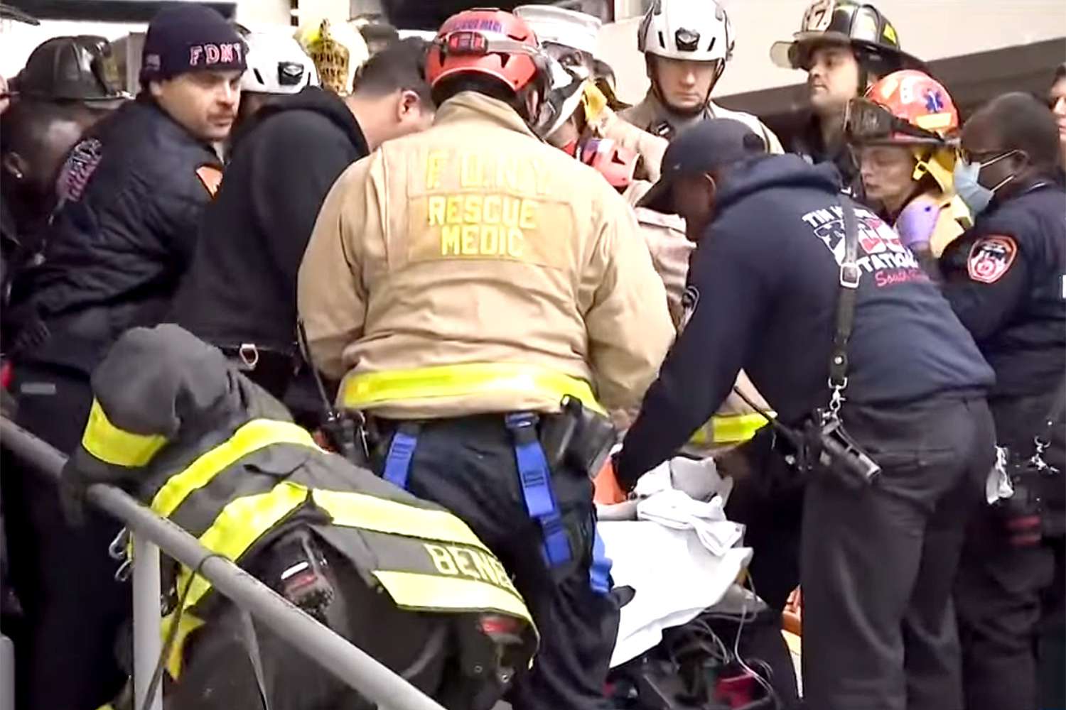 NYC Firefighters Rescue 2 Folks Who Fell Down Goal Elevator Shaft