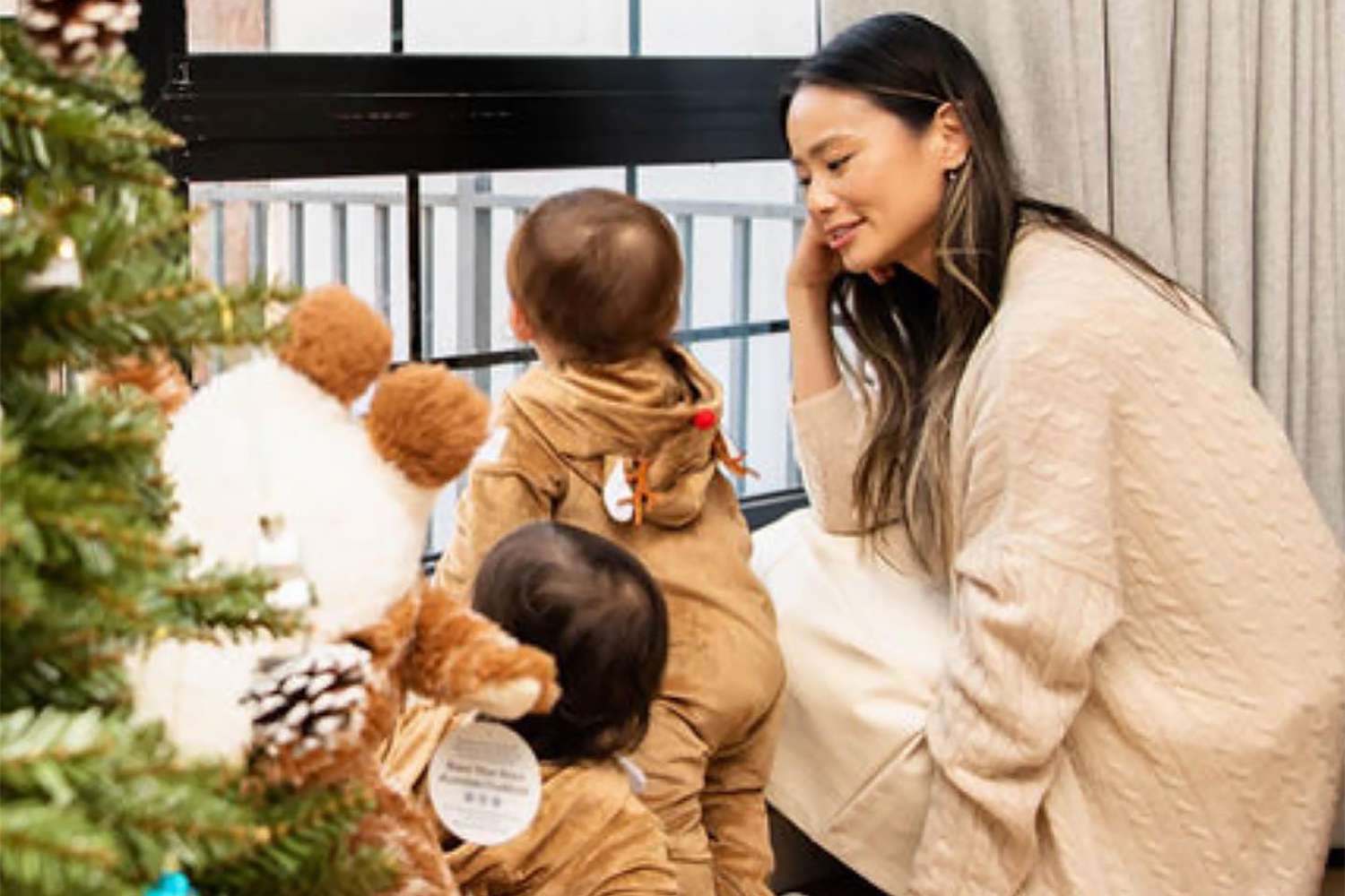 Jamie Chung and Bryan Greensburg Rejoice Christmas with Twin Sons