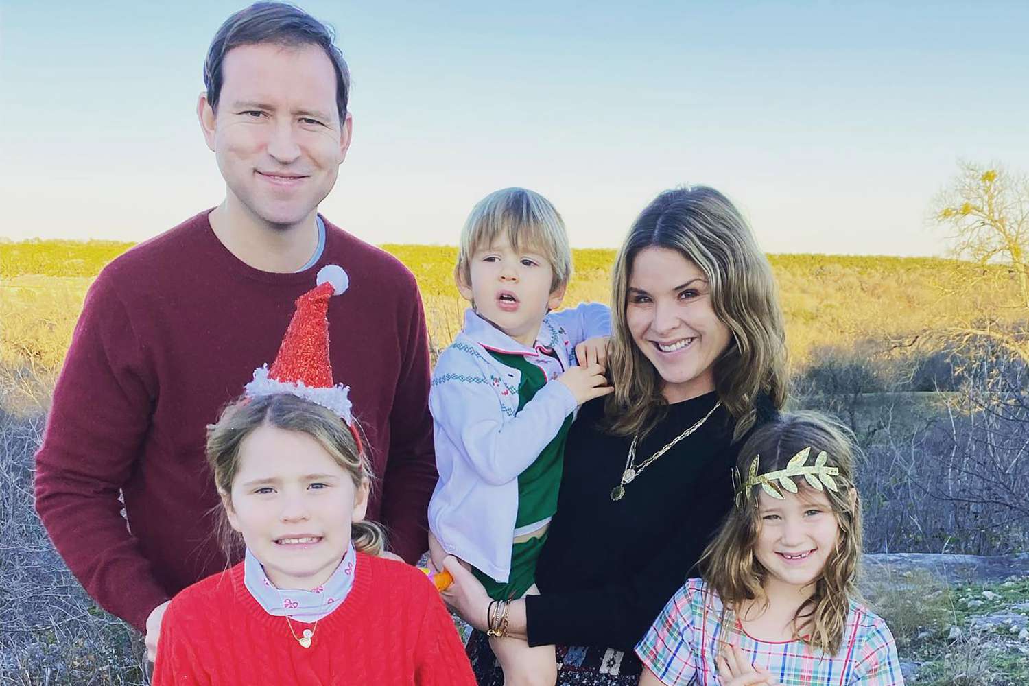 Jenna Bush Hager Shares Christmas Pictures with Her 3 Youngsters and Niece Cora