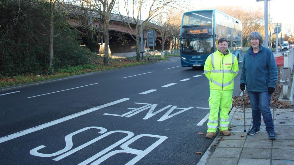 Faster bus journey quickly as roundabout works are accomplished