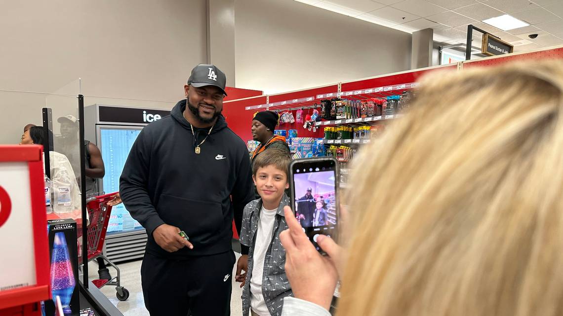 Demarcus Christmas takes teenagers on a vacation buying journey