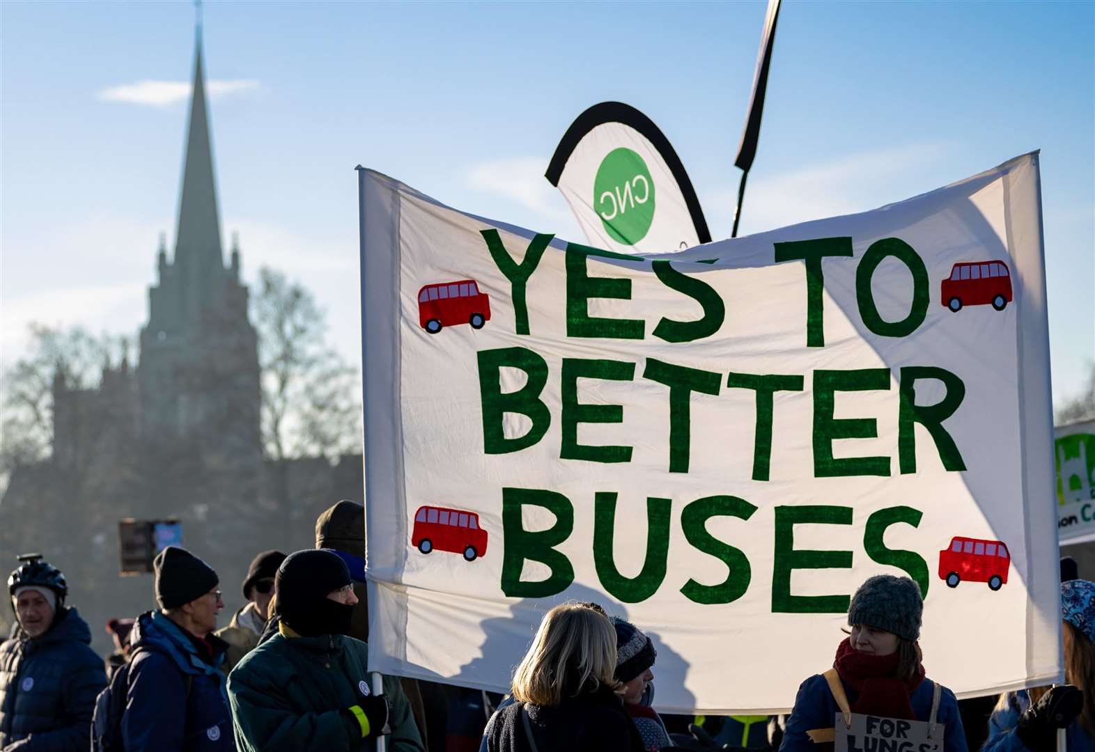 Sustainable Journey Zone supporters take to streets of Cambridge