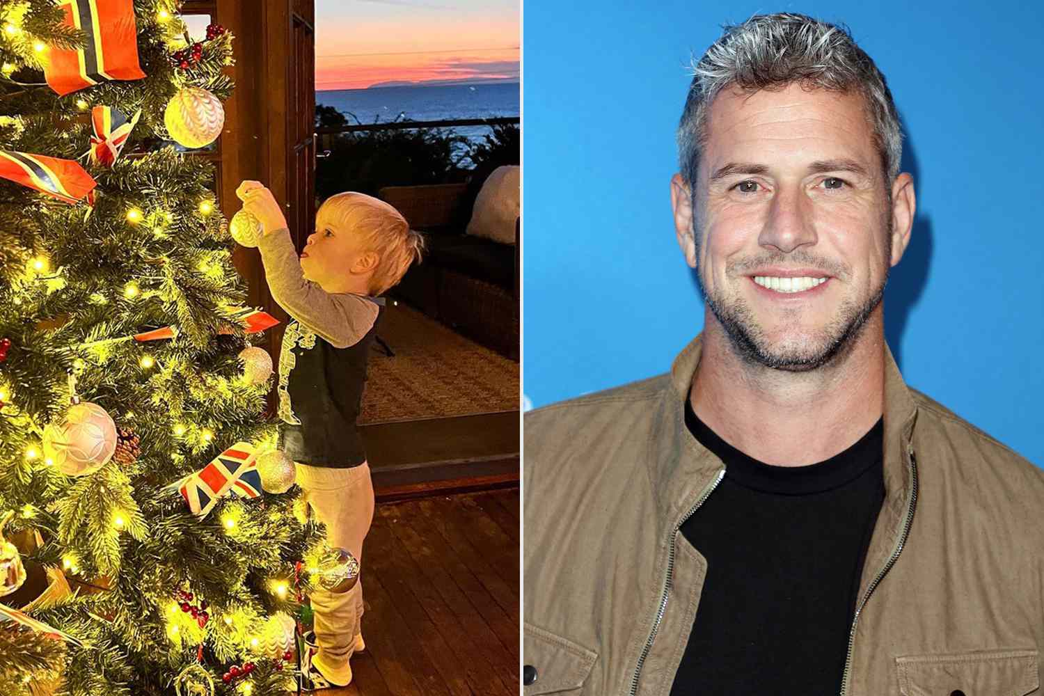 Ant Anstead and Son Hudson Embellish Their Christmas Tree: Photographs