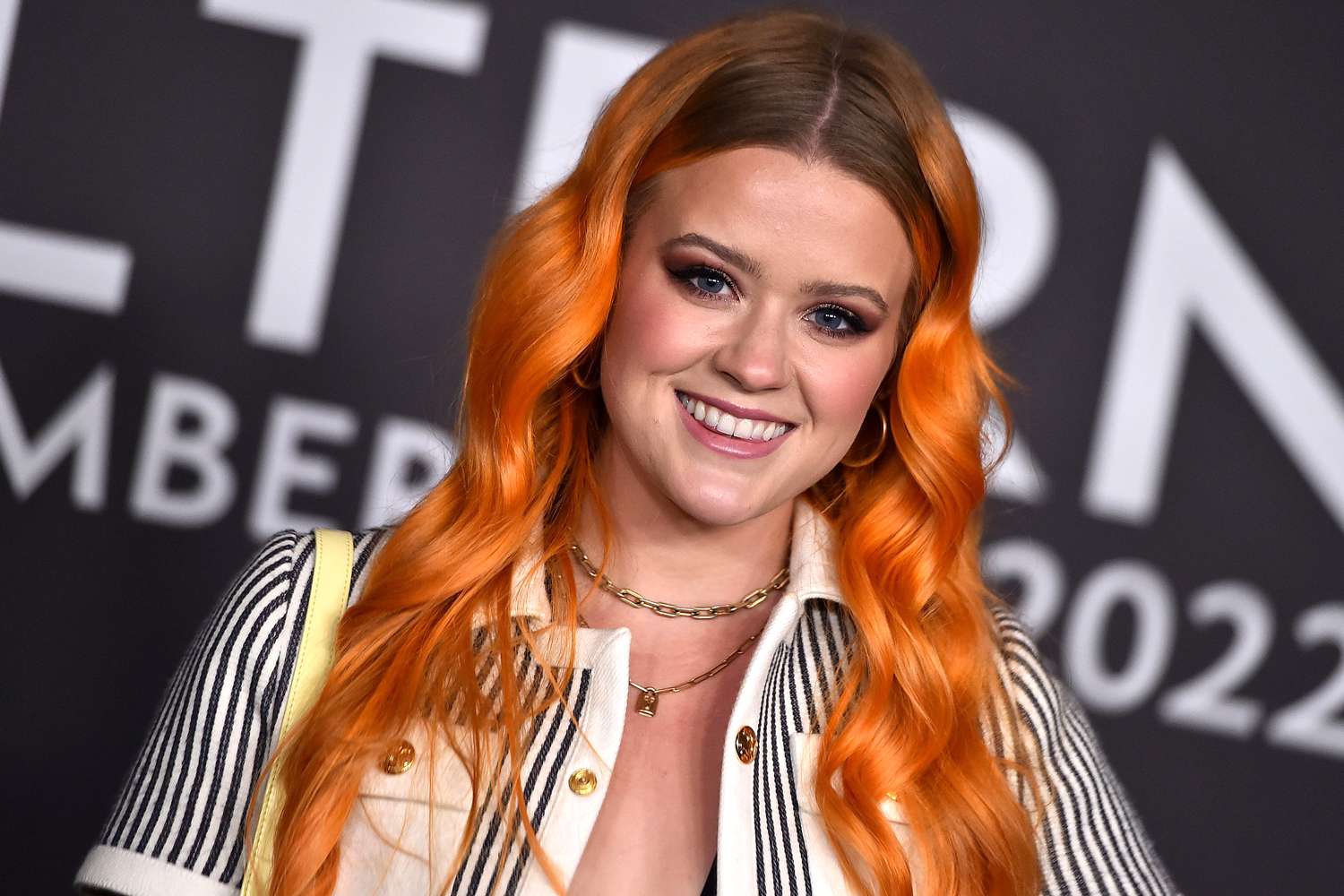 Ava Phillippe Sports activities Orange Hair and Bikini Prime at Celine Present