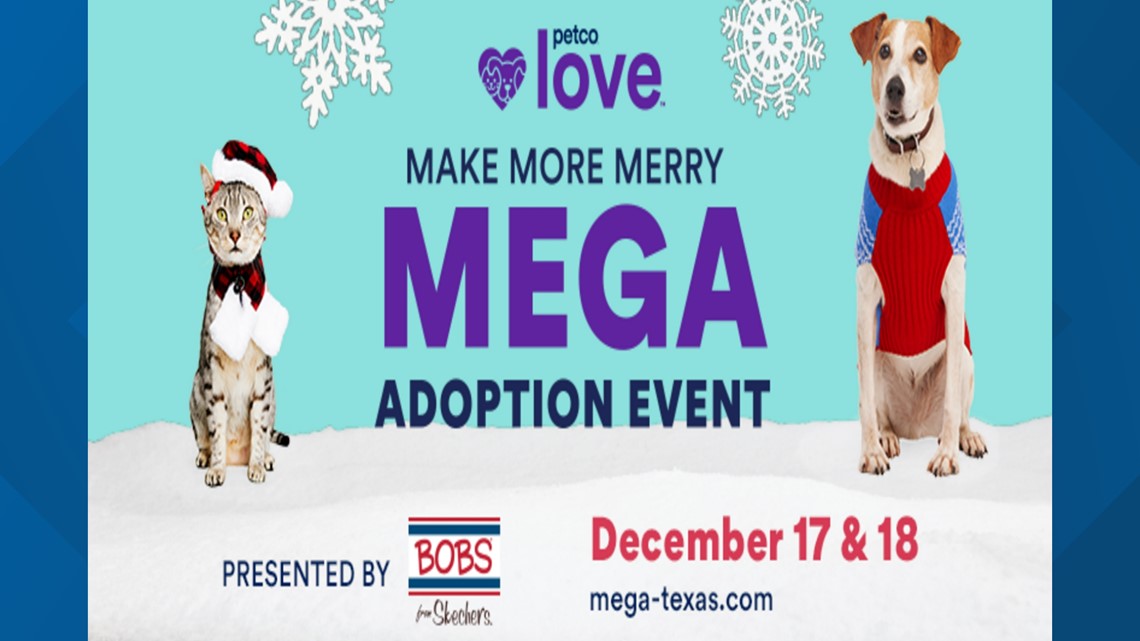 Beaumont Pets Alive mega adoption occasion December 2022