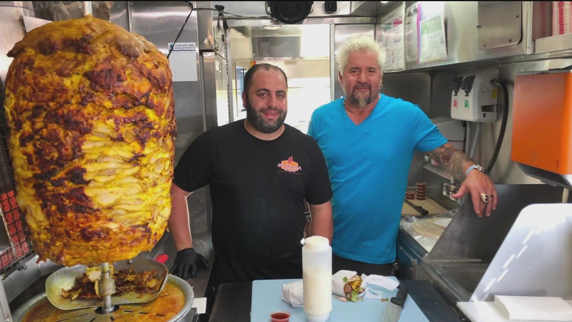 Movie star Chef Man Fieri visits South Park meals truck for his present ‘Diners, Drive-Ins and Dives’