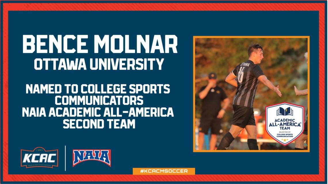 Molnar Named to Faculty Sports activities Communicators 2022 NAIA Educational All-America Group