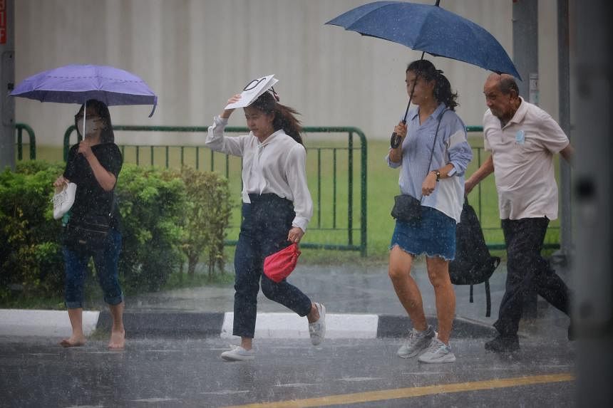 Wet climate sees temperature drop to 24 deg C in some areas in Singapore