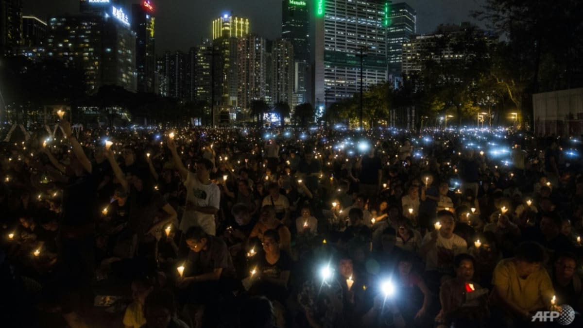 Hong Kong police unsuitable to ban Tiananmen vigil, courtroom guidelines