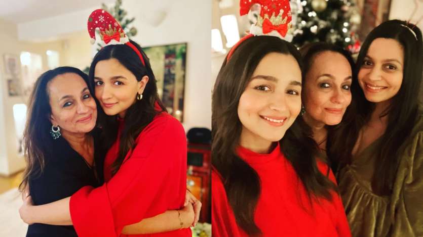 Alia Bhatt to Rashmika Mandanna; celebrities embrace the Christmas vibes in fashion