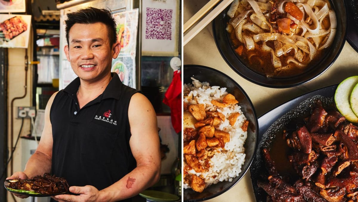 Melaka-Born Hawker Sells Natural “Hakka-Type” Kway Chap & Shiok Pork Lard Rice With Egg