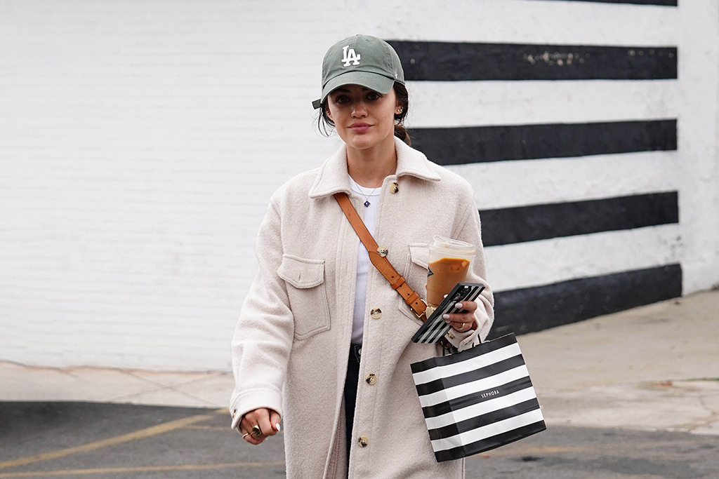 Lucy Hale Goes On A Procuring Spree In Basic Suede Chelsea Boots – Footwear Information