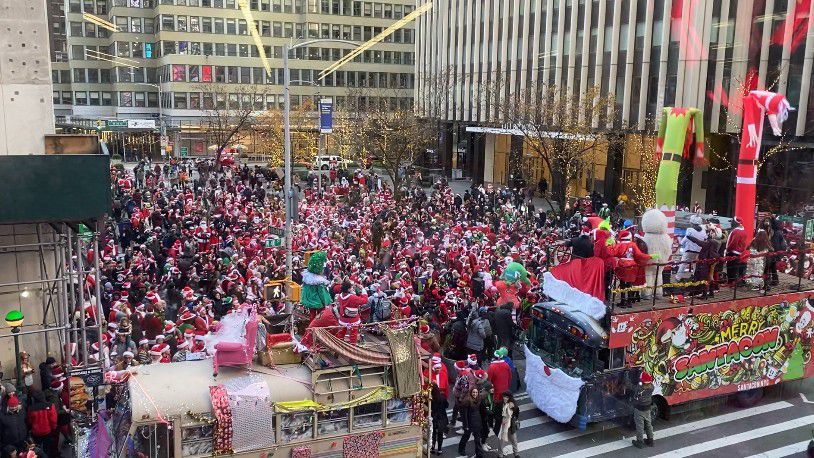 SantaCon revelers take Manhattan