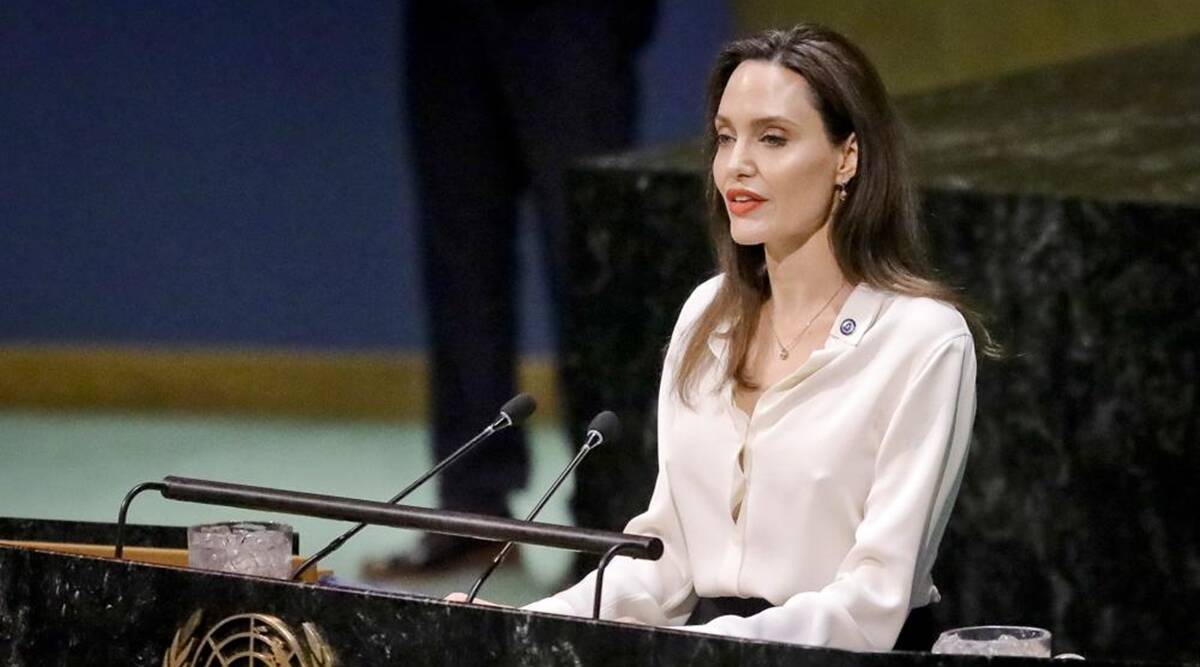 Angelina Jolie leaves function as UN refugee company envoy