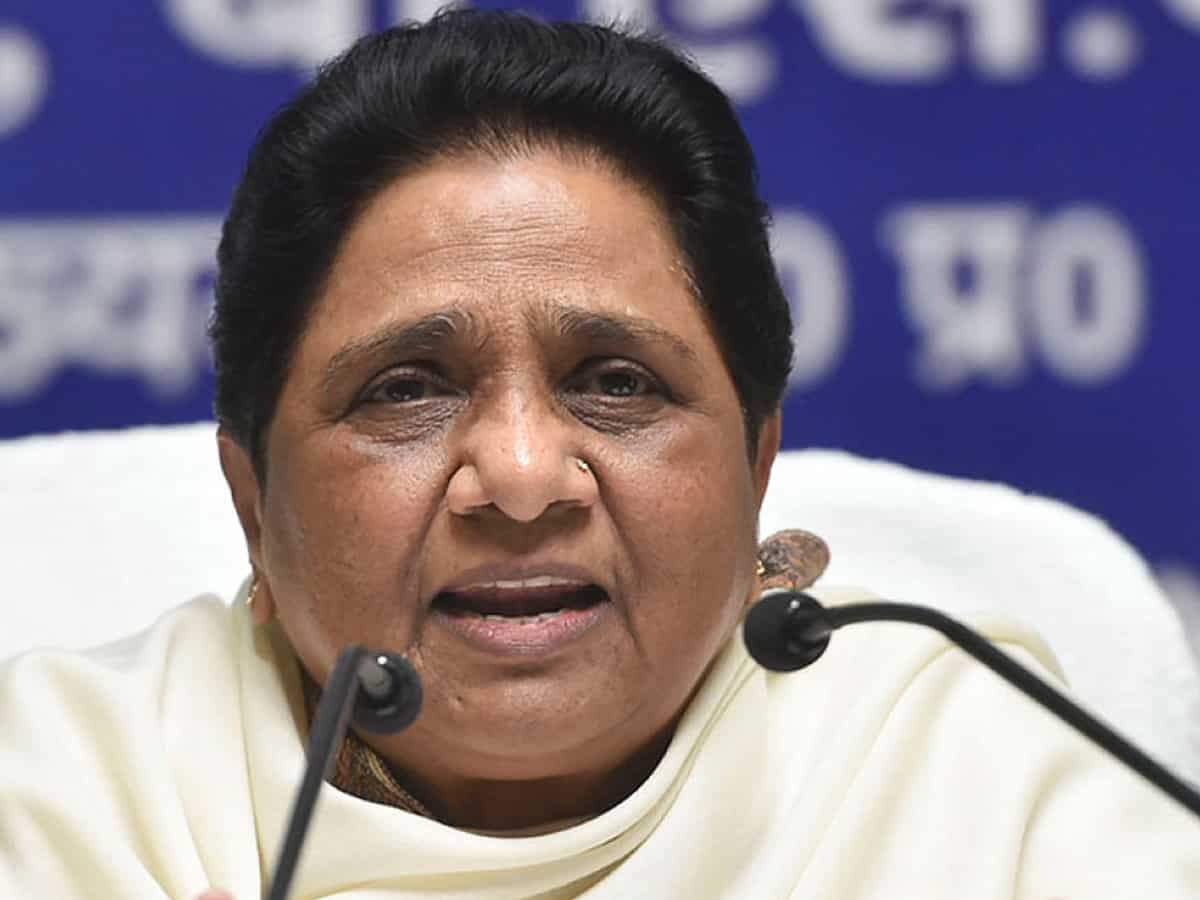 Politics on non secular conversion harming the nation: Mayawati