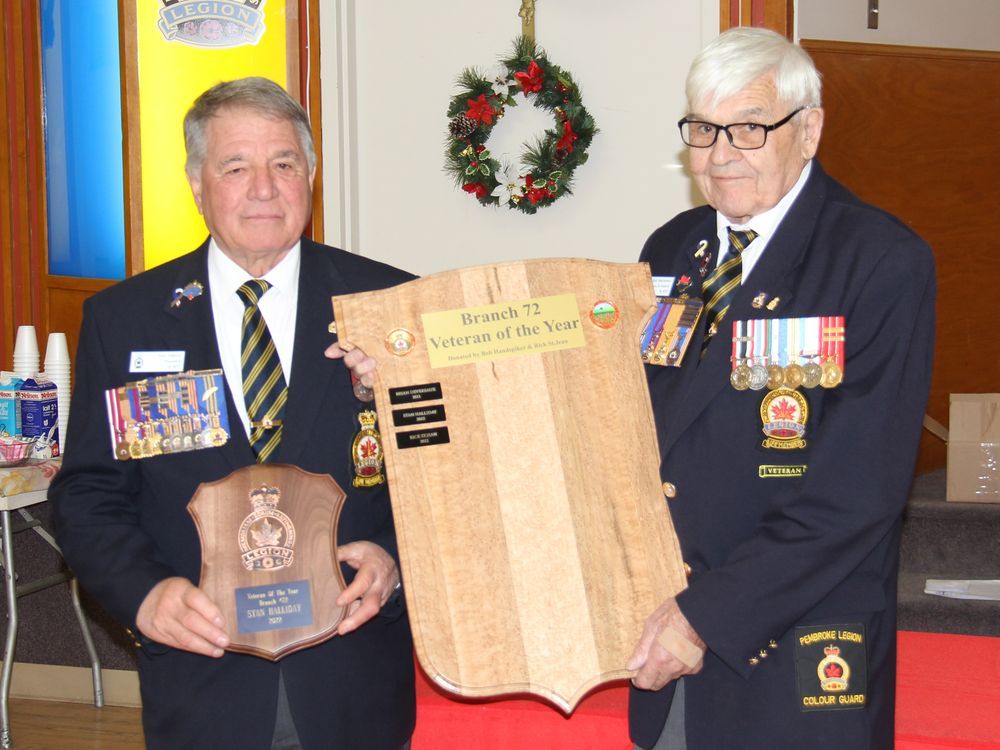 Royal Canadian Legion Pembroke Department holds annual Honours … – Pembroke Observer