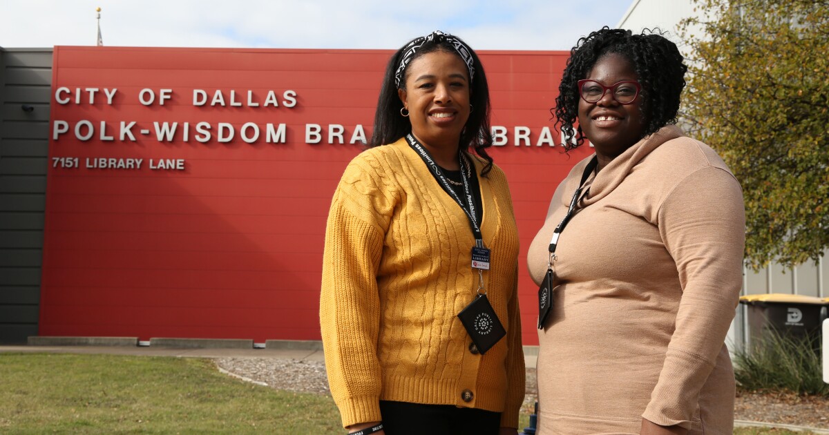 Dallas Public Library employees assist patrons regulate to life after the COVID-19 pandemic