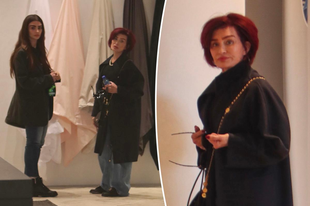 Sharon Osbourne seen buying in first pics since medical emergency