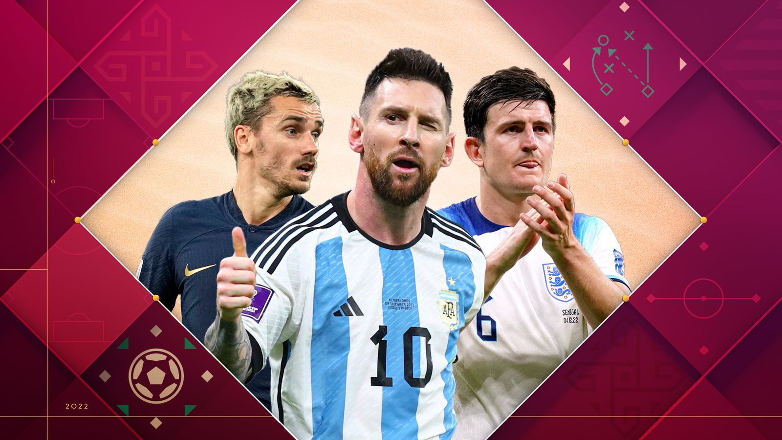 World Cup staff of the match: Lionel Messi, Kylian Mbappe, Antoine Griezmann, Harry Maguire | Soccer Information